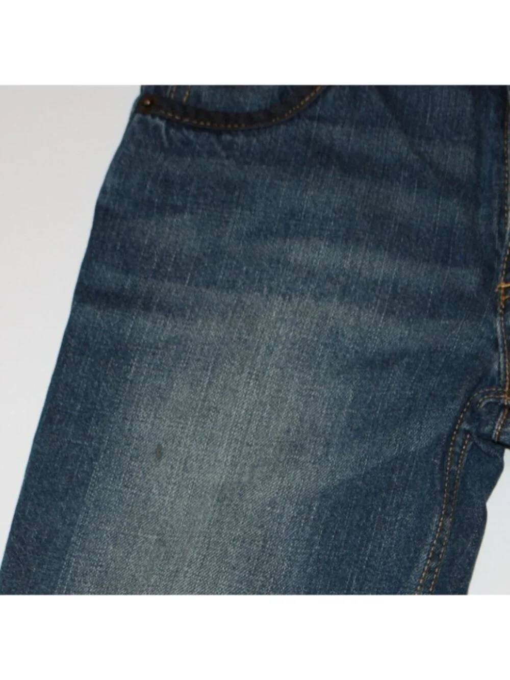 Gymboree Camp Yosemite Boy's Patched Knee Dark Blue Denim Jeans Pants in size 8